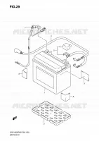 BATTERY for Suzuki HAYABUSA 1300 2008