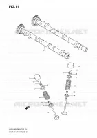 CAMSHAFT   VALVES for Suzuki HAYABUSA 1300 2008