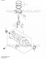 CRANKSHAFT for Suzuki HAYABUSA 1300 2008