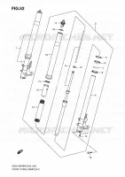 FRONT FORK for Suzuki HAYABUSA 1300 2008