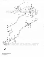 FUEL EVAP SYSTEM (E14) for Suzuki HAYABUSA 1300 2008