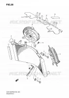 RADIATOR for Suzuki HAYABUSA 1300 2008