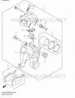 REAR CALIPER for Suzuki HAYABUSA 1300 2008