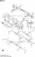 THROTTLE BODY for Suzuki HAYABUSA 1300 2008
