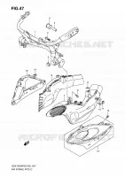 AIR INTAKE PIPE (MODEL K8) for Suzuki HAYABUSA 1300 2008