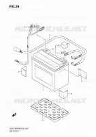 BATTERY for Suzuki HAYABUSA 1300 2008