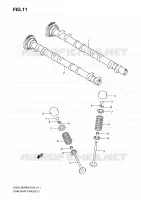 CAMSHAFT   VALVES for Suzuki HAYABUSA 1300 2008
