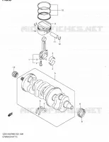 CRANKSHAFT for Suzuki HAYABUSA 1300 2008