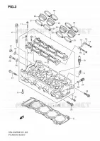 CYLINDER HEAD for Suzuki HAYABUSA 1300 2008