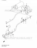 FUEL EVAP SYSTEM (E14) for Suzuki HAYABUSA 1300 2008