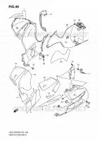 LOWER FAIRING (MODEL K8) for Suzuki HAYABUSA 1300 2008