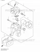 REAR CALIPER for Suzuki HAYABUSA 1300 2008