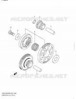 STARTER MOTOR CLUTCH for Suzuki HAYABUSA 1300 2008