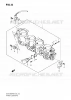 THROTTLE BODY for Suzuki HAYABUSA 1300 2008