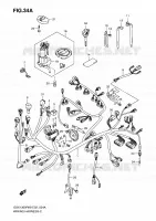 WIRING HARNESS (GSX1300RK8/RK9 P37) for Suzuki HAYABUSA 1300 2008