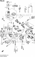 WIRING HARNESS (SEE NOTE) for Suzuki HAYABUSA 1300 2008