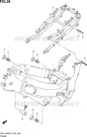 FRAME for Suzuki HAYABUSA 1300 2013