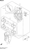 FRONT CALIPER for Suzuki HAYABUSA 1300 2013