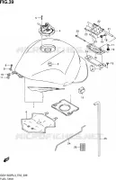 FUEL TANK for Suzuki HAYABUSA 1300 2013