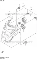 HEAD LAMP for Suzuki HAYABUSA 1300 2013