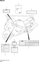 LABEL for Suzuki HAYABUSA 1300 2013