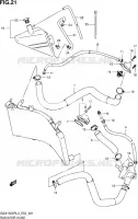 RADIATOR HOSE   EXPANSION TANK for Suzuki HAYABUSA 1300 2013