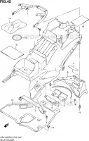 REAR FEDNER for Suzuki HAYABUSA 1300 2013