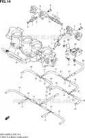 THROTTLE BODY for Suzuki HAYABUSA 1300 2013
