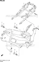 FRAME for Suzuki HAYABUSA 1300 2013