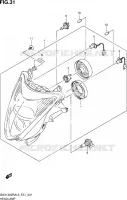 HEAD LAMP for Suzuki HAYABUSA 1300 2013