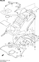 REAR FEDNER for Suzuki HAYABUSA 1300 2013