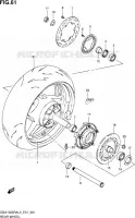 REAR WHEEL for Suzuki HAYABUSA 1300 2013