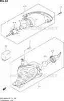 TJRN SIGNAL LAMP for Suzuki HAYABUSA 1300 2013
