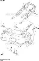 FRAME for Suzuki HAYABUSA 1300 2013