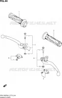 HANDGRIPS   LEVERS  for Suzuki HAYABUSA 1300 2013