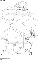 SEAT for Suzuki HAYABUSA 1300 2013