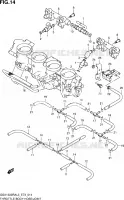 THROTTLE BODY for Suzuki HAYABUSA 1300 2013