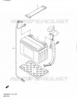 BATTERY (GSX650FUAL1 E21) for Suzuki GSX-F 650 2011