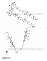 CAMSHAFT   VALVES for Suzuki GSX-F 650 2011
