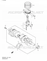 CRANKSHAFT for Suzuki GSX-F 650 2011