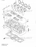 CYLINDER HEAD for Suzuki GSX-F 650 2011