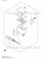 FR. MASTER CYLINDER for Suzuki GSX-F 650 2011