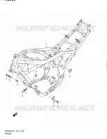 FRAME for Suzuki GSX-F 650 2011