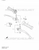 GRIPS & LEVERS (GSX650FAL1 E21) for Suzuki GSX-F 650 2011