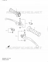 GRIPS & LEVERS (GSX650FL1 E24) for Suzuki GSX-F 650 2011