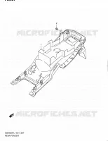 REAR FEDNER (GSX650FAL1 E21) for Suzuki GSX-F 650 2011