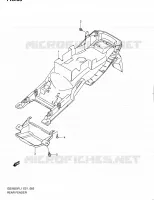 REAR FEDNER (GSX650FL1 E21) for Suzuki GSX-F 650 2011
