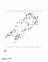 REAR FEDNER (GSX650FUAL1 E21) for Suzuki GSX-F 650 2011