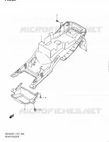 REAR FEDNER (GSX650FUL1 E21) for Suzuki GSX-F 650 2011