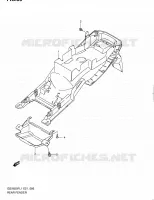 REAR FEDNER (GSX650FUL1 E24) for Suzuki GSX-F 650 2011